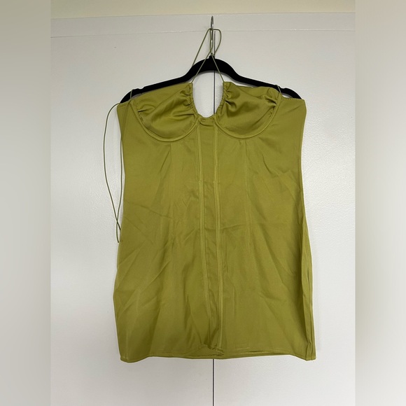 Pretty Little Thing Lime Green Mini Dress - Picture 5 of 7